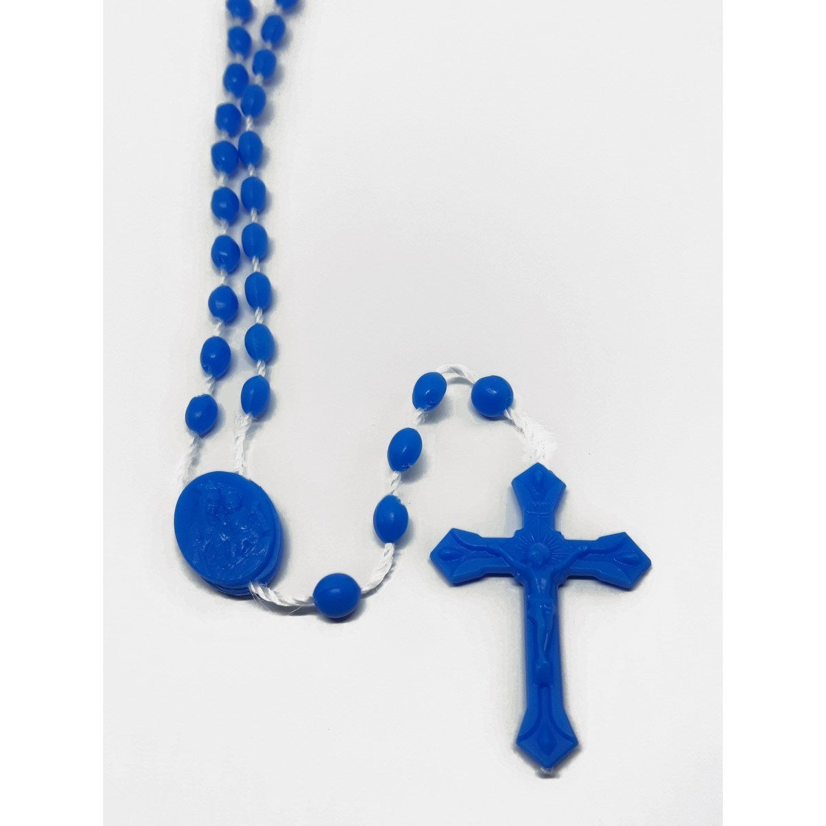 Light Blue Plastic Rosary