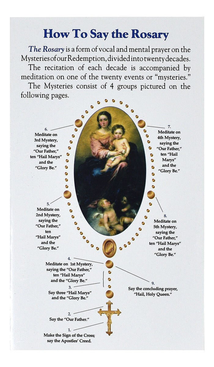 How to Pray the Rosary Pamphlet
