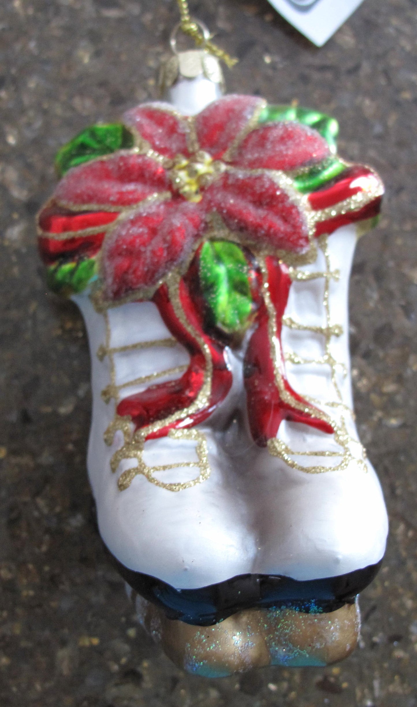 Glass Skates Ornament