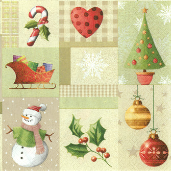 Christmas Festivities Dinner Napkins