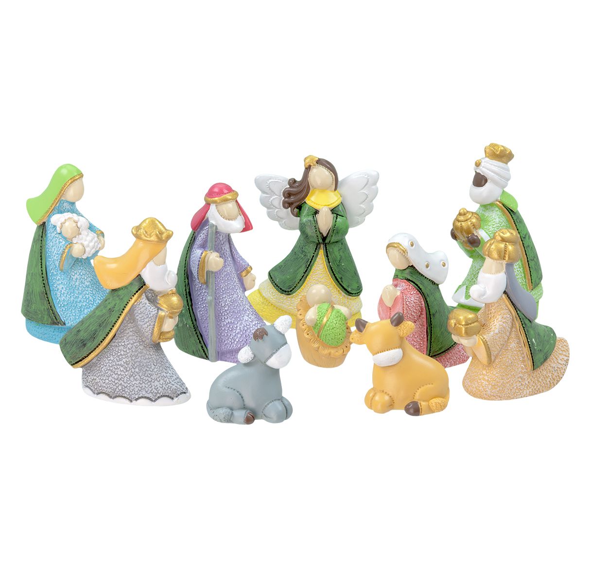 10-Piece Tiny Nativity Set