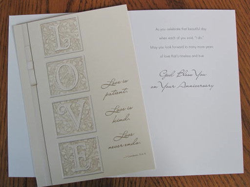 LOVE Anniversary Card