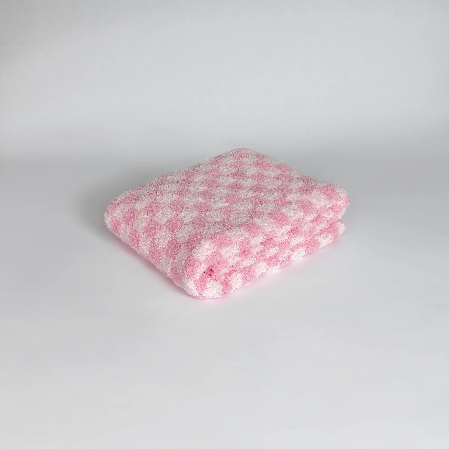 Cotton Candy Check Print Toddler Blanket