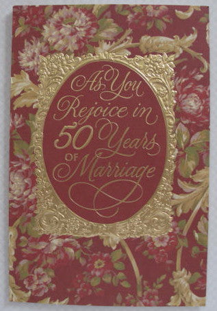 Golden Anniversary Card