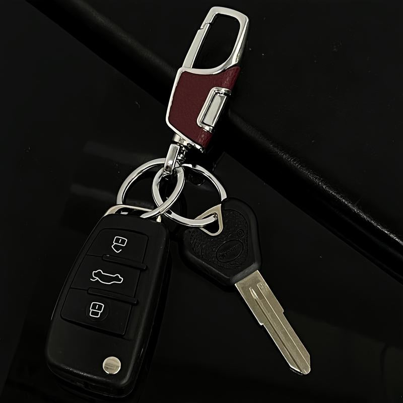 3-Pcs Stainless Steel Keychain with Detachable Key Rings,Car Keys Keychains, Parking Keys Practical Stylish Accessory for Men Women