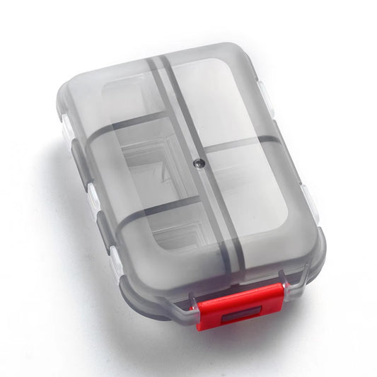10 Compartments Travel Pill Organizer Pocket Portable Pill Storage Box Case Daily Pill Container or Purse Fish Oil Medicine