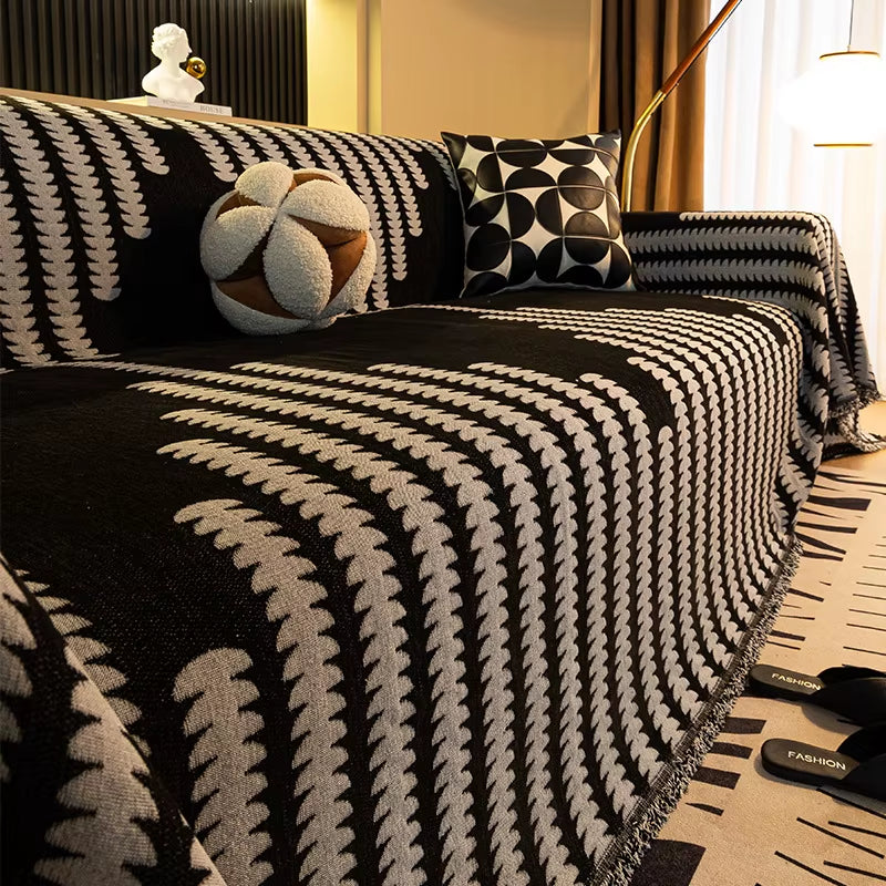 Home Sofa Cover Living Room Sofas Blanket Cover Prevent Cat Scratch Blanket Sofa Cover Knitted Blanket Sectional Sofa