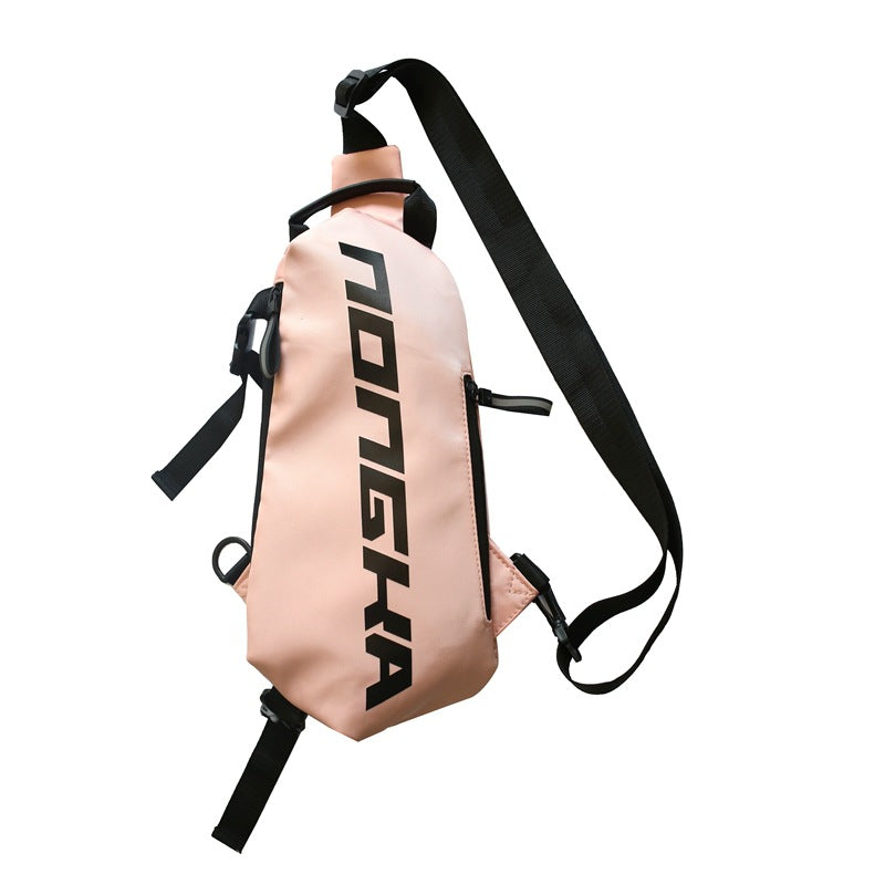 Canvas Crossbody Chest Bag – Streetwear Sling Bag for Men & Women