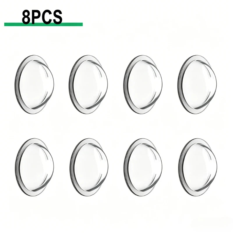 2/4/8Pcs 360 Panoramic Rear Camera Protector, HD Clear Anti-Scratch Lens Guard for Car Mod