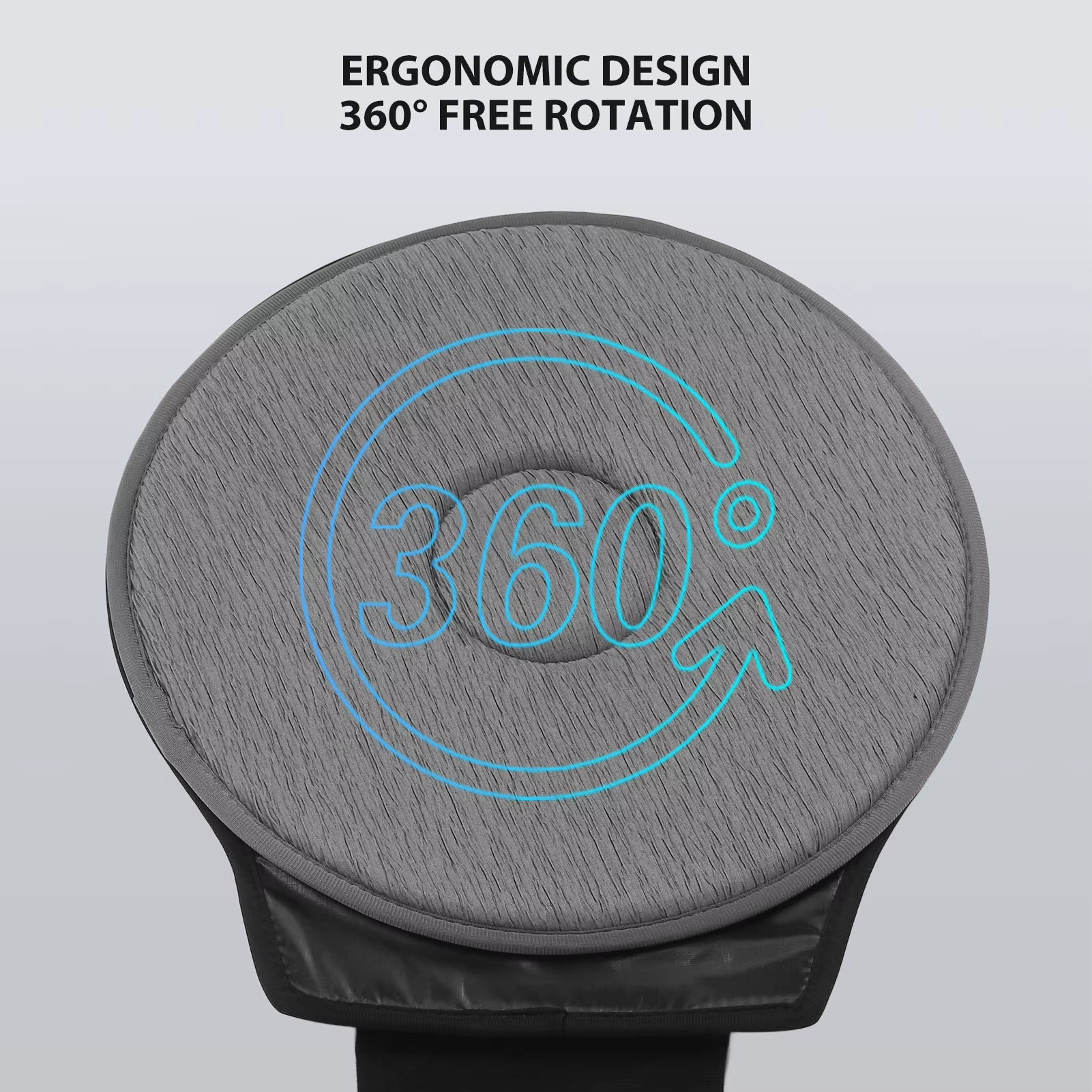 Car Seat Cushion Portable Soft Breathable 360 Degree Rotation Seat Cushion for Elderly Pregnant Women Rotating Car Seat Cushion