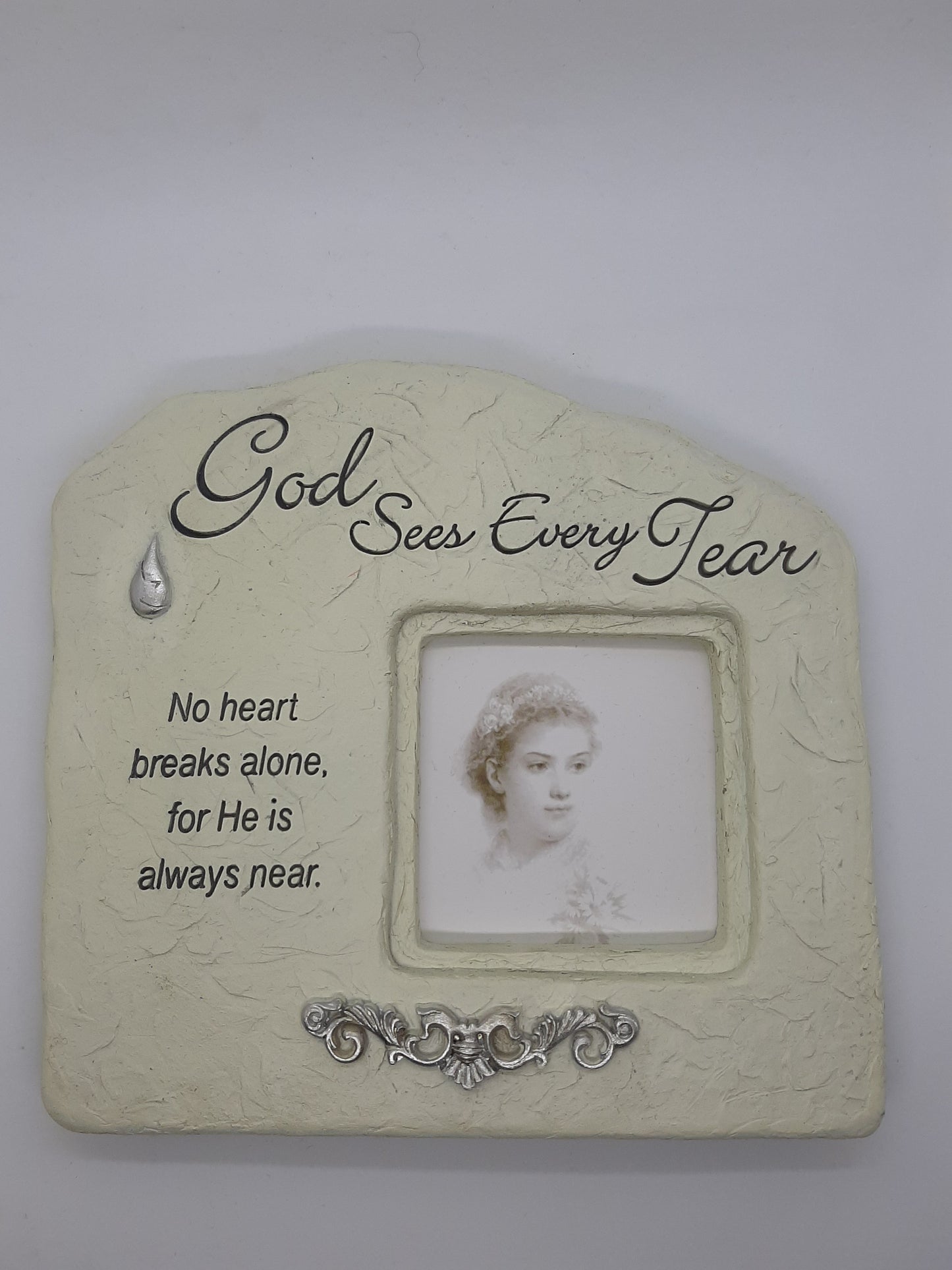 God Sees Every Tear Memorial Tabletop Frame