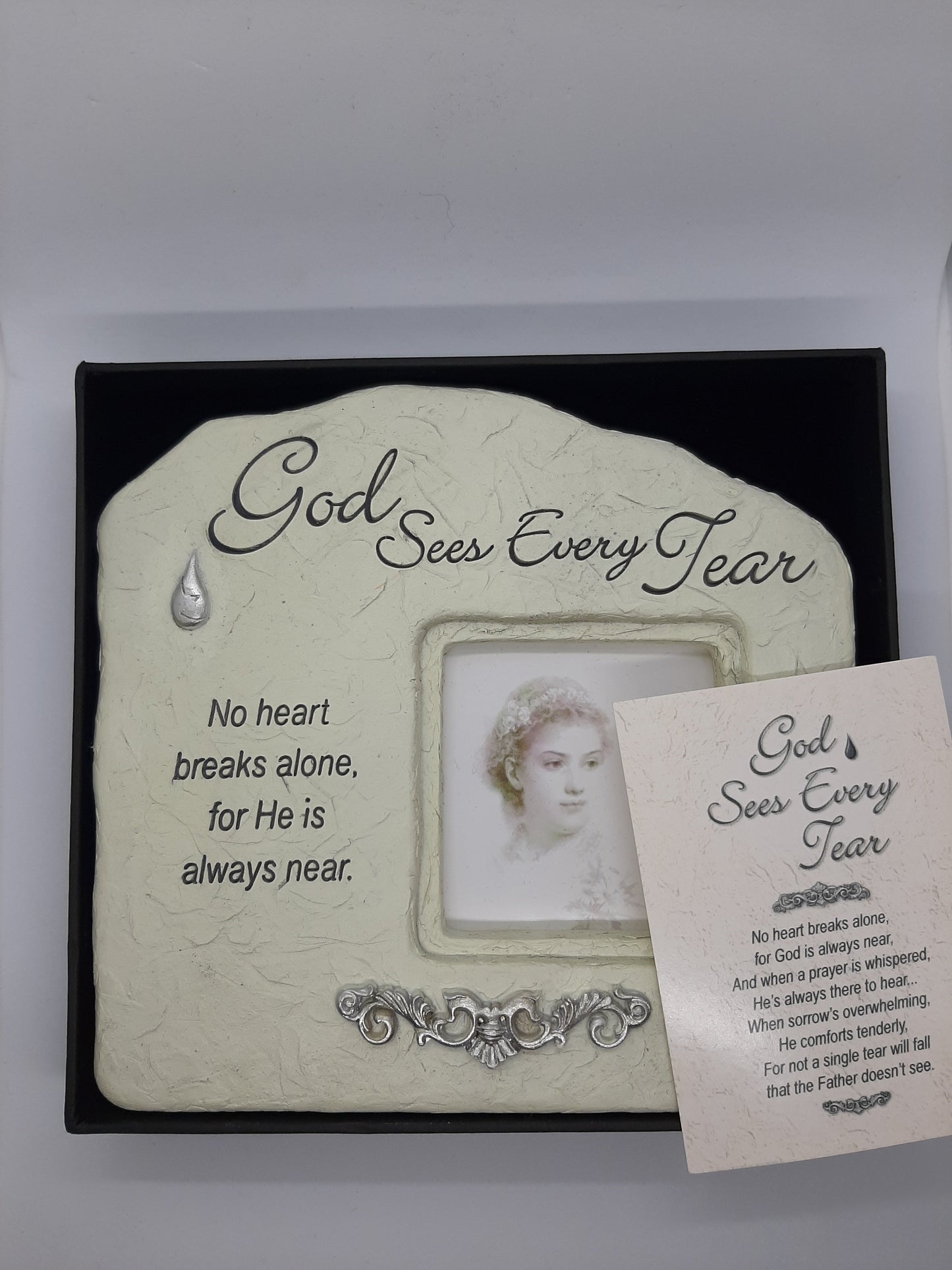 God Sees Every Tear Memorial Tabletop Frame