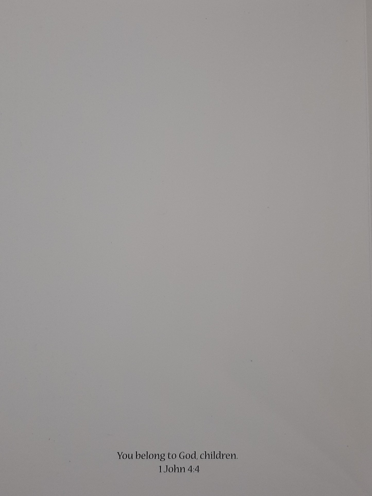 God's Blessing Baptism Card