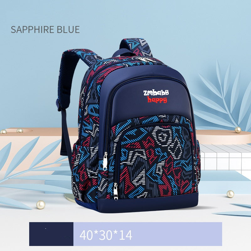 Sesame Baby Kids Korean School Backpack – Polyester Nylon, Multiple Colours, S & L
