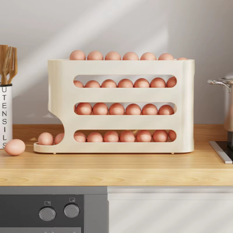 Kitchen Egg Box Storage Box Refrigerator Large Capacity Egg Storage Box Container Refrigerator Egg Organizer