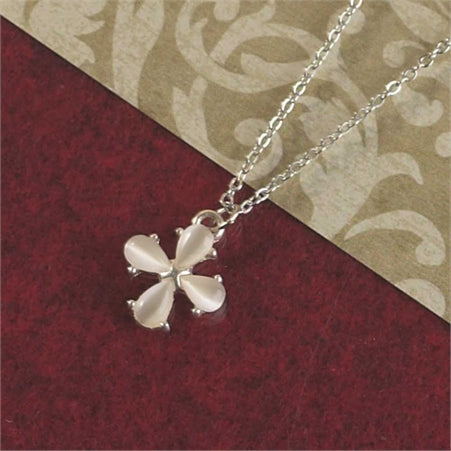 Cat's Eye Cross Necklace