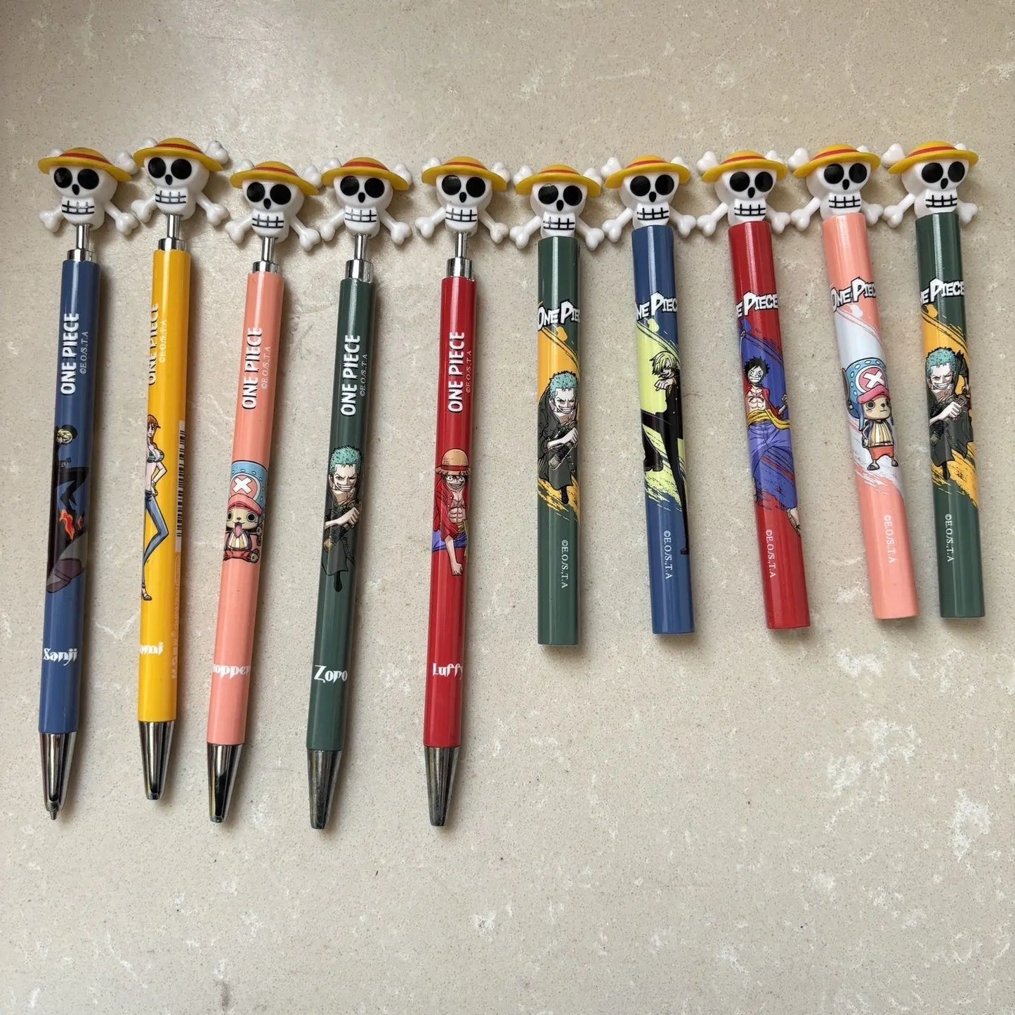 16cm 0.5mm One Piece elementary school student mechanical pencil drawing pencil cartoon cute fun writing pen exam pen