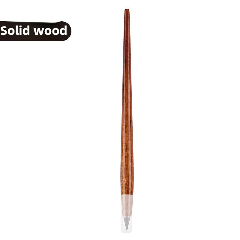 Wooden Eternal Pencil No Sharpening Unbreakable for Kids Endless Writing Sketching Art Office School Supplies Stationery