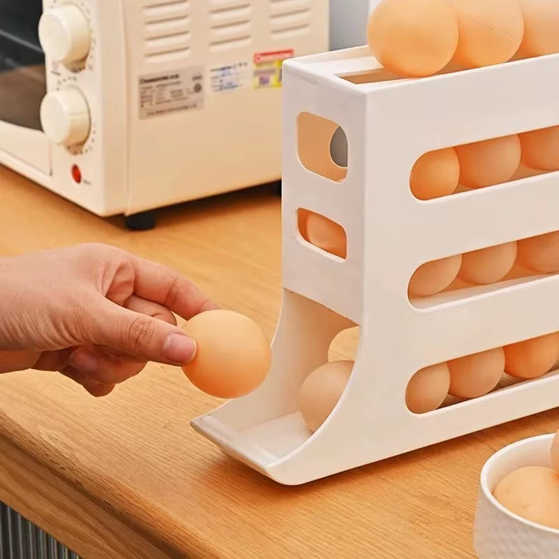 Kitchen Egg Box Storage Box Refrigerator Large Capacity Egg Storage Box Container Refrigerator Egg Organizer