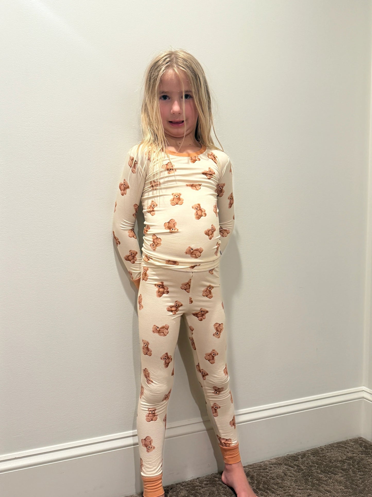 Kids Teddy Bear Pajama Pants