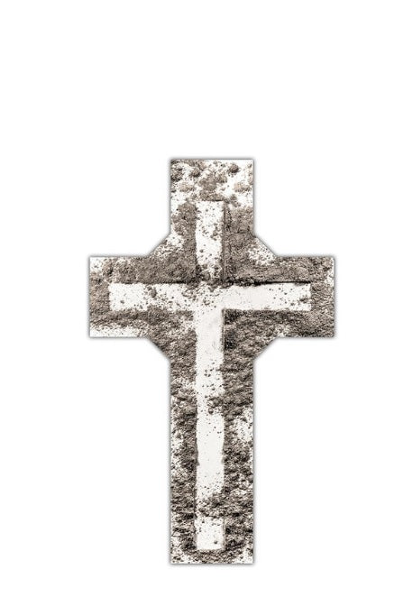Ash Wednesday Cross Bookmark