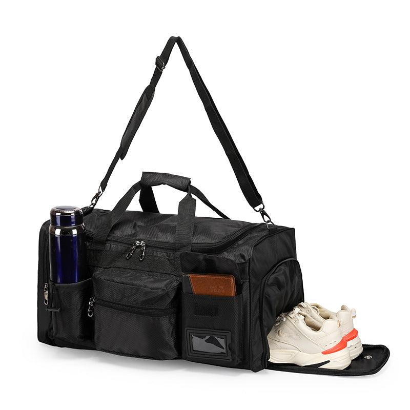 Expandable Large Capacity Travel Duffel Bag – Waterproof Multi-Pocket Gym & Weekend Bag