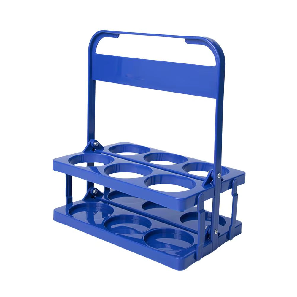 Portable Foldable Plastic Beer Rack Cup Organizer Wine Rack Beer Bottle Holder Beverage Basket Reusable Cocktail Rack