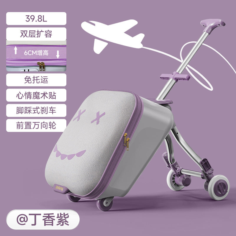 Luggage Children's Riding And Boarding Machine Trolley Case