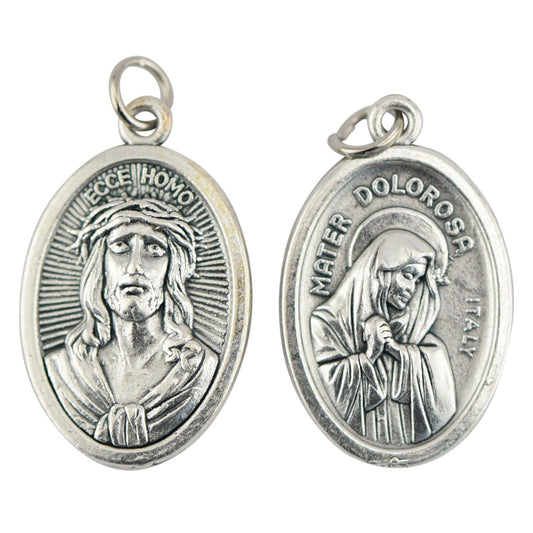 Ecce Homo (Holy Face)/Mater Dolorosa (Sorrowful Mother) Medal