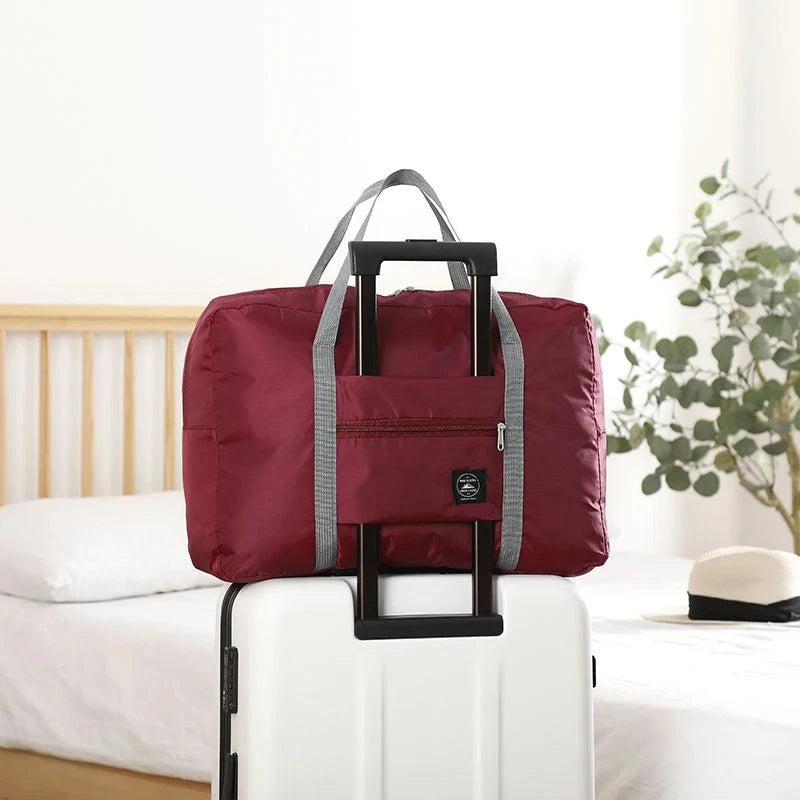 Homefish Folding Travel Storage Bag Large Capacity Luggage Handbag for Travel Moving