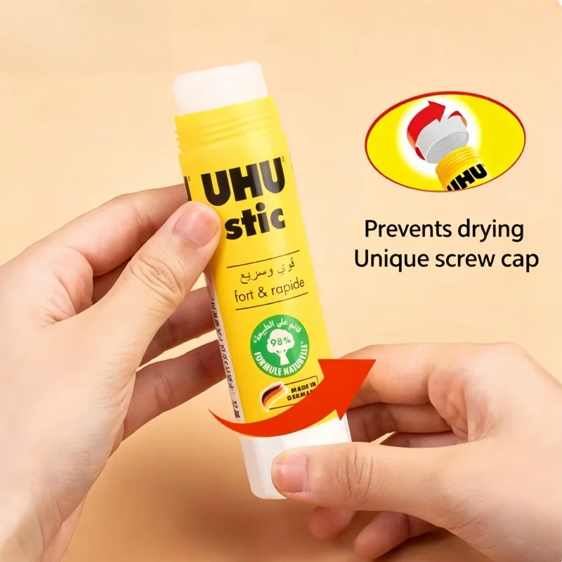 UHU Glue Stick 8.2g 21g Strong Adhesive Solid Glue No Mess School Office Craft Paper Glue Stick