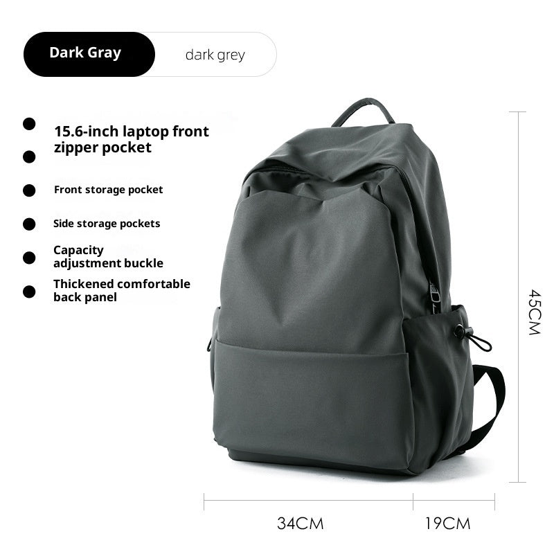 Mori Leisure Backpack – Lightweight Oxford School & College Bag | Khaki, Black, Green | 15.6"