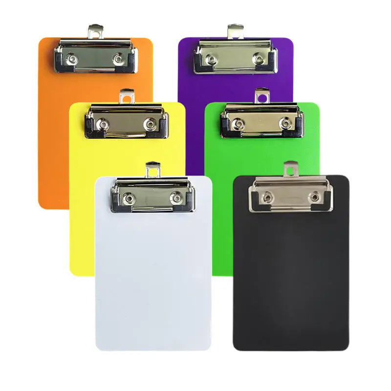 A7 Portable Mini Clipboard Organizer Hangable Plastic Note Holder Office School Supply Stationery New
