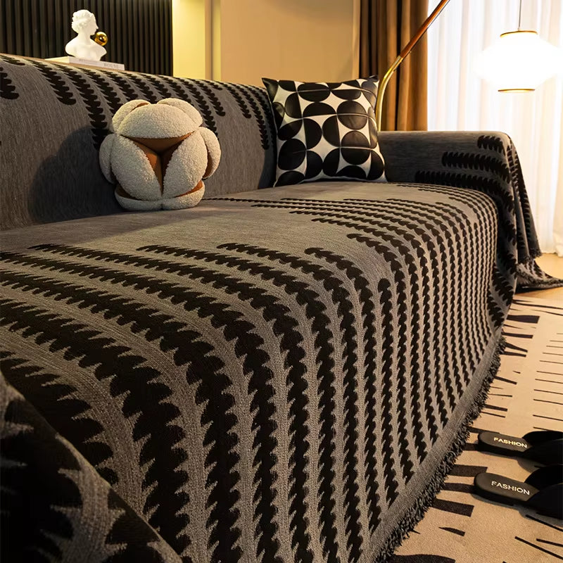 Home Sofa Cover Living Room Sofas Blanket Cover Prevent Cat Scratch Blanket Sofa Cover Knitted Blanket Sectional Sofa