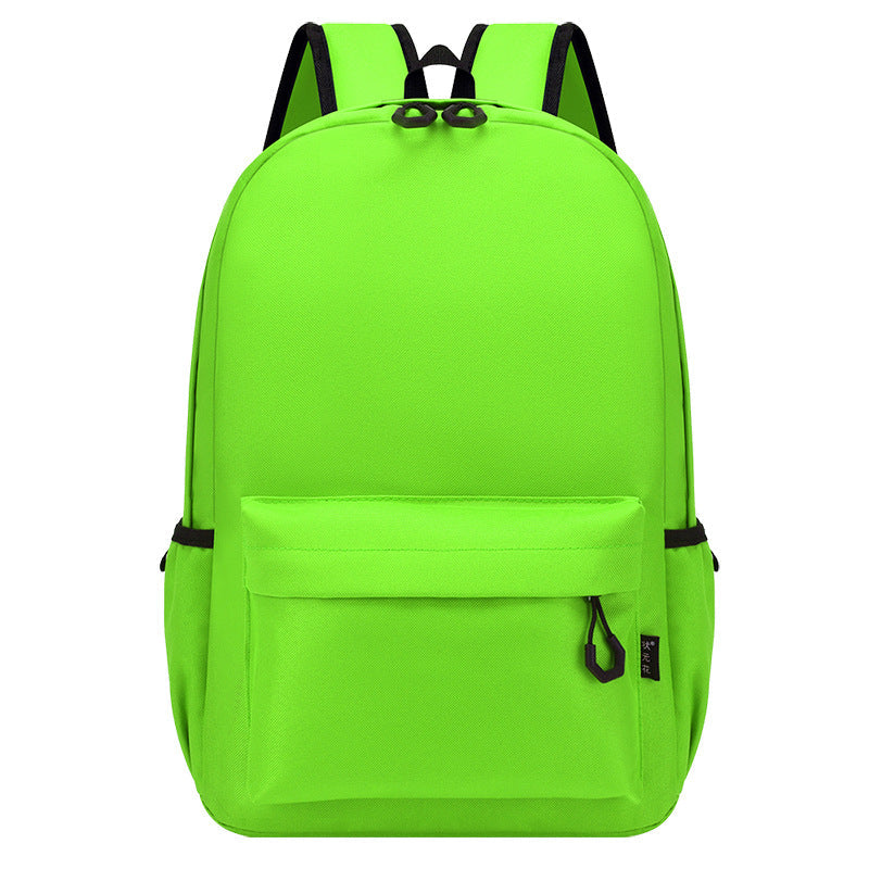 Kids Colourful Oxford School Backpack – Breathable Lightweight Bag for Boys & Girls (S/L/XL)