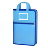 L-shaped A4 file bag, large opening mesh stationery storage bag, large-capacity transparent file bag, school supplies