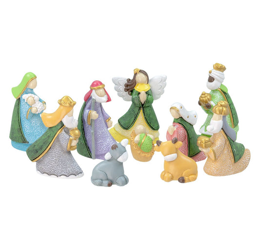 10-Piece Tiny Nativity Set