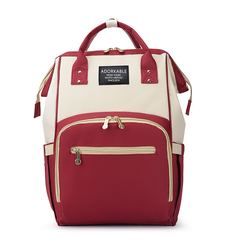 Backpack Lightweight Baby Diaper Bag Upgrade Large Capacity Wet and Dry Baby Products Pack