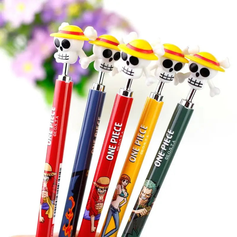 16cm 0.5mm One Piece elementary school student mechanical pencil drawing pencil cartoon cute fun writing pen exam pen