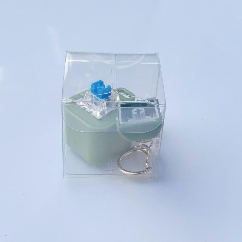 [Christmas Gift] Frog Croaking Keychain Realistic Soundfidget Toy with Ledlights, Durable ABS Build for Kids &Adults Stress Relief &FOCUS