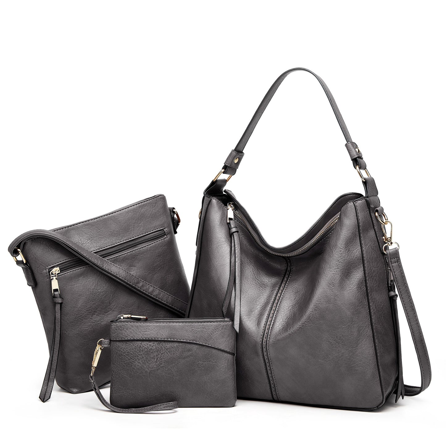 Soft leather large-capacity women's bag, tote bun mother bag