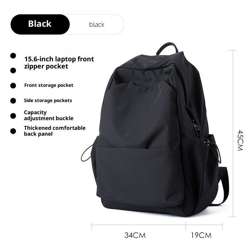 Mori Leisure Backpack – Lightweight Oxford School & College Bag | Khaki, Black, Green | 15.6"