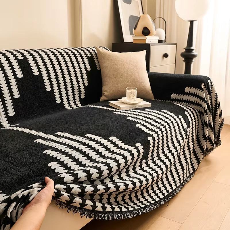 Home Sofa Cover Living Room Sofas Blanket Cover Prevent Cat Scratch Blanket Sofa Cover Knitted Blanket Sectional Sofa