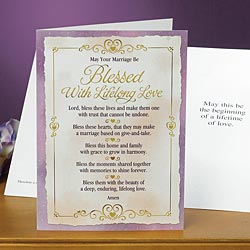 Lifelong Love Wedding Card