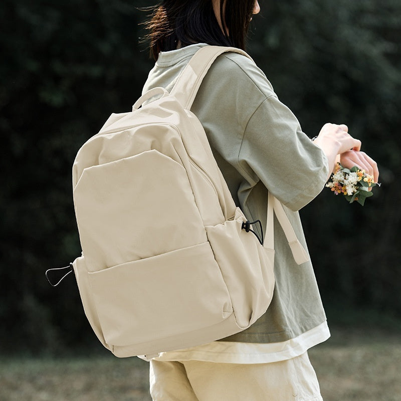 Mori Leisure Backpack – Lightweight Oxford School & College Bag | Khaki, Black, Green | 15.6"