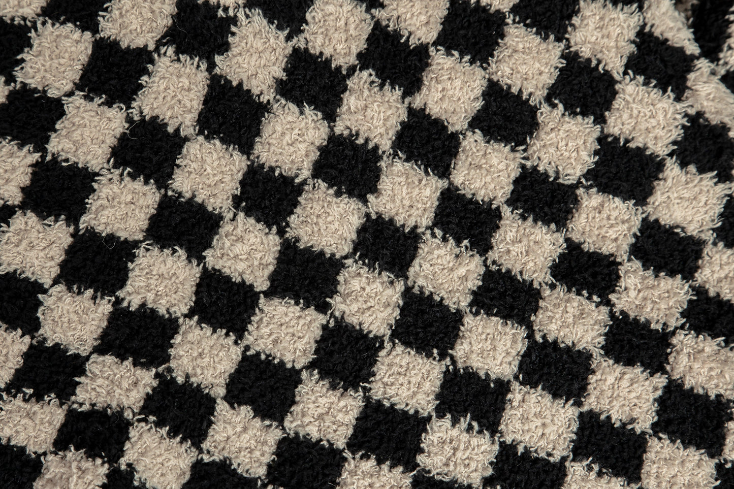 Tap Shoe & Rainy Day Check Print Extended Throw