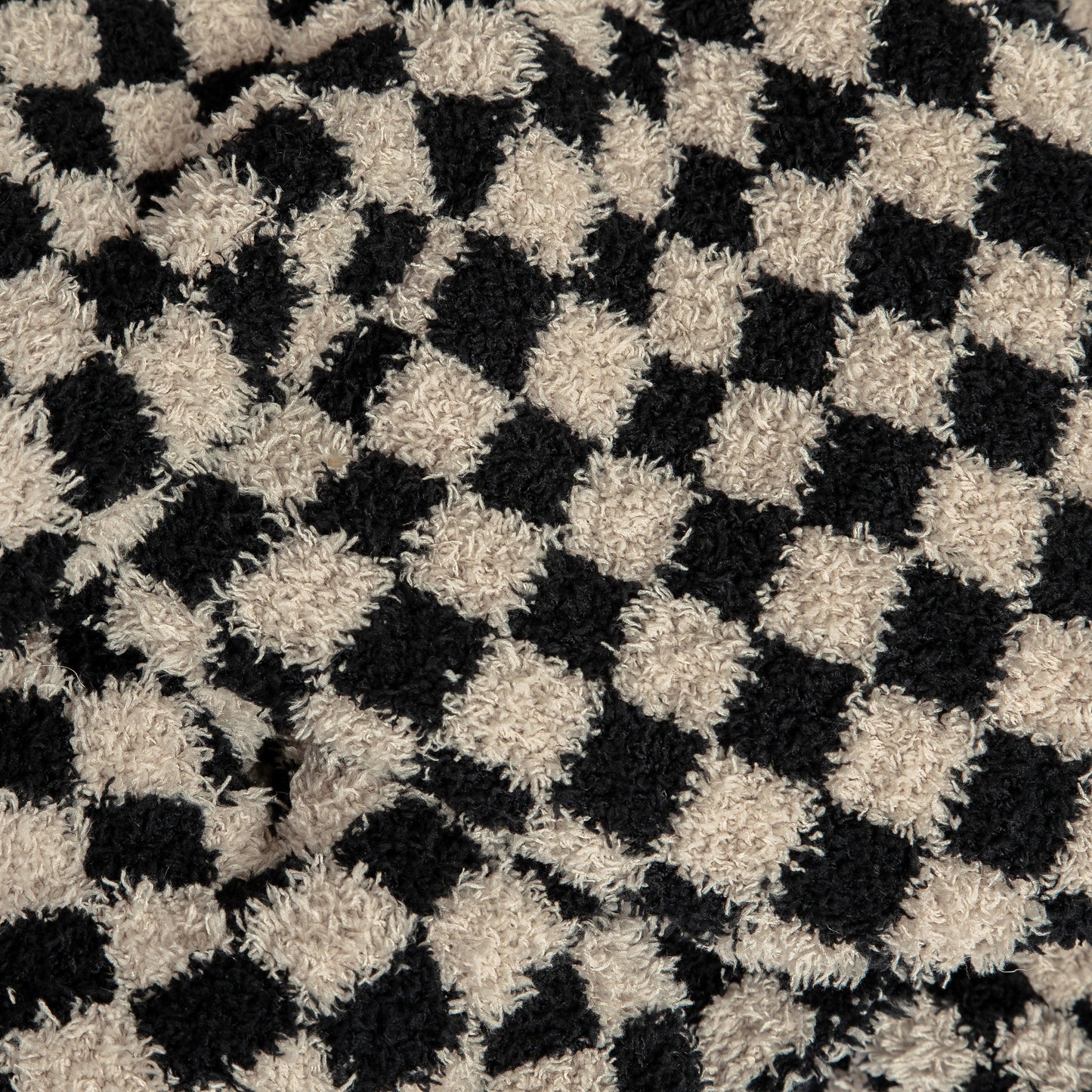 Tap Shoe & Rainy Day Check Print Extended Throw