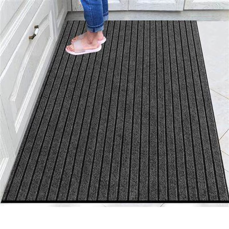 Anti Slip Long Kitchen Mat Floor Carpet Entrance Doormat Hallway Rug Stripe Outdoor Mats Easy to Clean Full Coverage DIY Mat