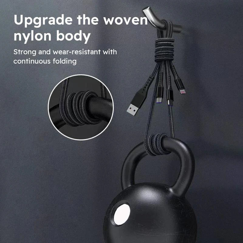 Charge Fast & Stay Connected! 🚀✨ Check Out Our 2-Pack 1.2M Super Fast Charging USB Cable - Mfi Certified 3 in 1 with Type-C, Micro USB, and IP Port! Perfect for All Your Devices! 📱🔌 #Fastcharging #Techessentials