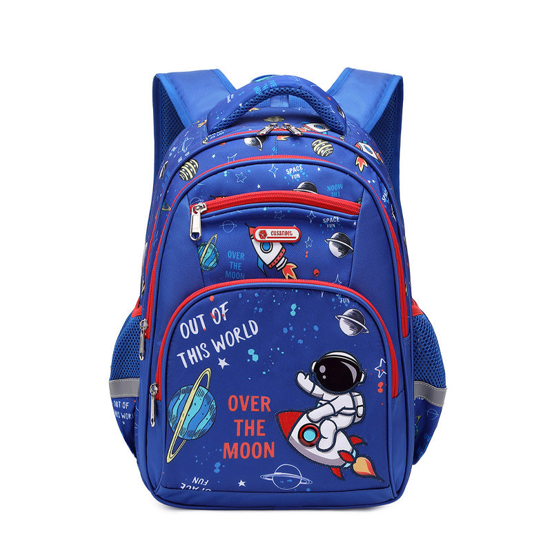 Kids Space Rocket School Backpack – Large Capacity 16" Primary School Bag